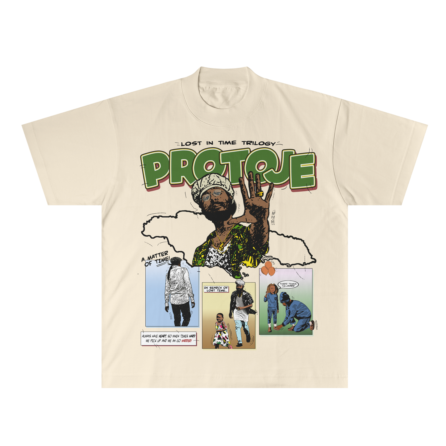 Trilogy Tee (Off-White)